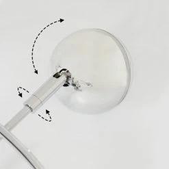 Hofstein Straumnes Deckenleuchte LED Chrom, 5-flammig -Bürolampen Verkäufe straumnes deckenleuchte h3436547 5