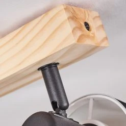 Hofstein Sumlili Deckenleuchte Schwarz, Naturfarben, 3-flammig -Bürolampen Verkäufe sumlili deckenleuchte h3434024 5