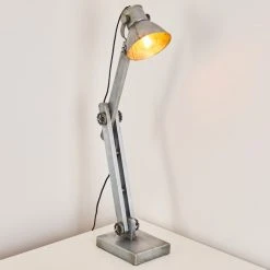 Hofstein Svanfolk Tischleuchte Grau, Rostfarben, 1-flammig -Bürolampen Verkäufe svanfolk tischleuchte h3277324 do1 10