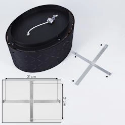 Hofstein Tallaboa Deckenleuchte Schwarz, 2-flammig -Bürolampen Verkäufe tallaboa deckenleuchte h3434208 4