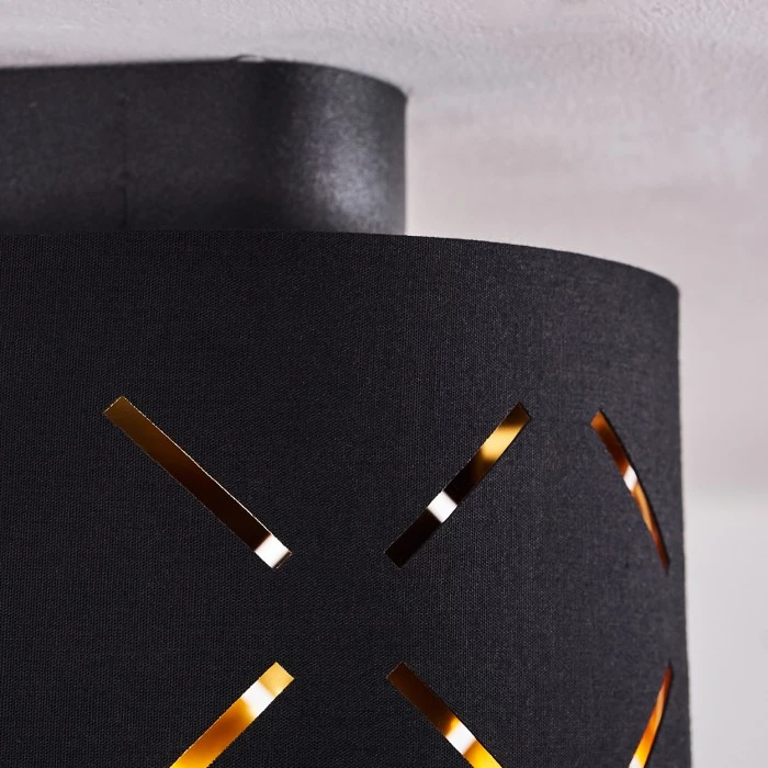 Hofstein Tallaboa Deckenleuchte LED Schwarz, 1-flammig 6 Hofstein Tallaboa Deckenleuchte LED Schwarz, 1-flammig – Bild 6