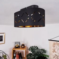 Hofstein Tallaboa Deckenleuchte LED Schwarz, 1-flammig 17 Hofstein Tallaboa Deckenleuchte LED Schwarz, 1-flammig -Bürolampen Verkäufe tallaboa deckenleuchte h3437353 7