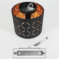 Hofstein Tallaboa Deckenleuchte Schwarz, 1-flammig -Bürolampen Verkäufe tallaboa deckenleuchte h3441312 4