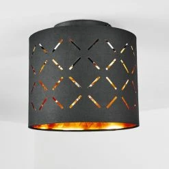 Hofstein Tallaboa Deckenleuchte Schwarz, 1-flammig -Bürolampen Verkäufe tallaboa deckenleuchte h3441312 7