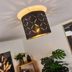 Hofstein Tallaboa Deckenleuchte Schwarz, 1-flammig -Bürolampen Verkäufe tallaboa deckenleuchte h3441312 8