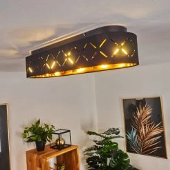 Hofstein Tallaboa Deckenleuchte Schwarz, 4-flammig -Bürolampen Verkäufe tallaboa deckenleuchte h3441374 7