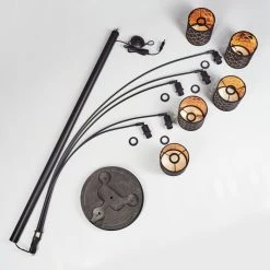 Hofstein Tallaboa Stehleuchte Schwarz, 5-flammig 16 Hofstein Tallaboa Stehleuchte Schwarz, 5-flammig -Bürolampen Verkäufe tallaboa stehleuchte h3443484 4