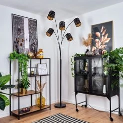 Hofstein Tallaboa Stehleuchte Schwarz, 5-flammig 21 Hofstein Tallaboa Stehleuchte Schwarz, 5-flammig -Bürolampen Verkäufe tallaboa stehleuchte h3443484 9