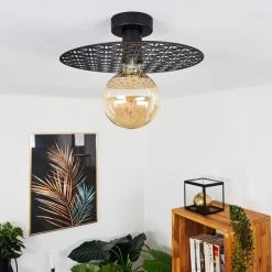 Hofstein Tebabui Deckenleuchte Schwarz, 1-flammig 21 Hofstein Tebabui Deckenleuchte Schwarz, 1-flammig -Bürolampen Verkäufe tebabui deckenleuchte h3410462 10