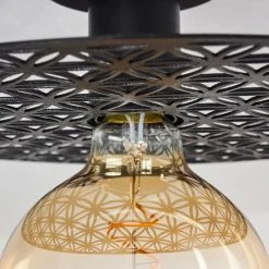 Hofstein Tebabui Deckenleuchte Schwarz, 1-flammig 16 Hofstein Tebabui Deckenleuchte Schwarz, 1-flammig -Bürolampen Verkäufe tebabui deckenleuchte h3410462 5