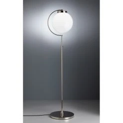 Tecnolumen DSL 23 Stehlampe Nickel glänzend, 1-flammig