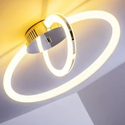 Hofstein Tesoro Deckenleuchte LED Chrom, 1-flammig