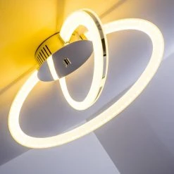 Hofstein Tesoro Deckenleuchte LED Chrom, 1-flammig -Bürolampen Verkäufe tesoro deckenleuchte h167497 10