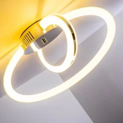 Hofstein Tesoro Deckenleuchte LED Chrom, 1-flammig -Bürolampen Verkäufe tesoro deckenleuchte h167497 11