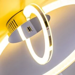 Hofstein Tesoro Deckenleuchte LED Chrom, 1-flammig -Bürolampen Verkäufe tesoro deckenleuchte h167497 6