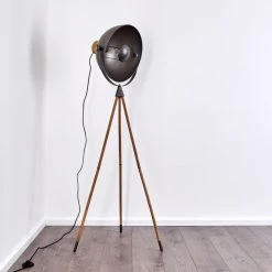 Hofstein Tholen Stehleuchte Braun, 1-flammig -Bürolampen Verkäufe tholen stehleuchte h3337011 do1 12