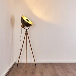 Hofstein Tholen Stehleuchte Braun, 1-flammig -Bürolampen Verkäufe tholen stehleuchte h3337011 do1 14