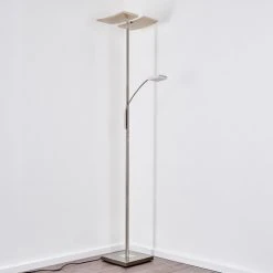 Hofstein Thyolo Deckenfluter LED Stahl gebürstet, 2-flammig -Bürolampen Verkäufe thyolo deckenfluter h3166215 do1 20