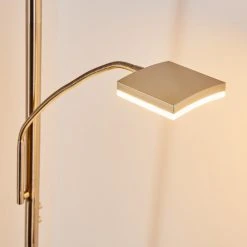 Hofstein Thyolo Deckenfluter LED Stahl gebürstet, 2-flammig -Bürolampen Verkäufe thyolo deckenfluter h3166215 do1 7