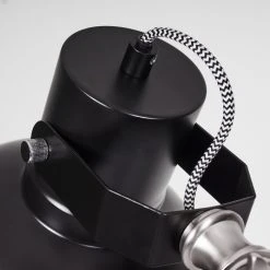 Hofstein Tilton Stehleuchte Nickel-Matt, Schwarz, 1-flammig -Bürolampen Verkäufe tilton stehleuchte h3413968 11