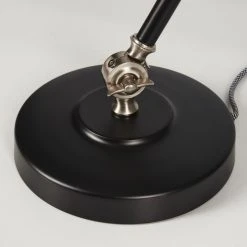 Hofstein Tilton Tischleuchte Nickel-Matt, Schwarz, 1-flammig -Bürolampen Verkäufe tilton tischleuchte h3412657 9