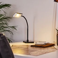 Hofstein Tischleuchte LED Schwarz, 1-flammig -Bürolampen Verkäufe tischleuchte h3371008 9