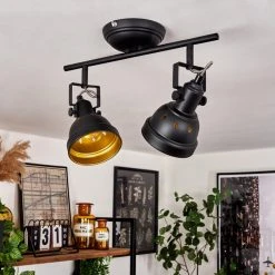 Hofstein Tita Deckenleuchte Schwarz, 2-flammig -Bürolampen Verkäufe tita deckenleuchte h3017494 9
