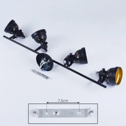 Hofstein Tita Deckenleuchte Schwarz, 4-flammig -Bürolampen Verkäufe tita deckenleuchte h3017517 4