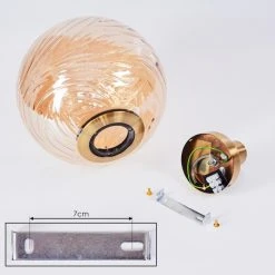 Hofstein Tomboul Deckenleuchte Gold, 1-flammig -Bürolampen Verkäufe tomboul deckenleuchte h3433652 4