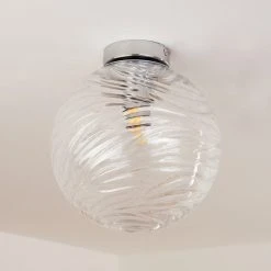 Hofstein Tomboul Deckenleuchte Chrom, 1-flammig -Bürolampen Verkäufe tomboul deckenleuchte h3433683 7