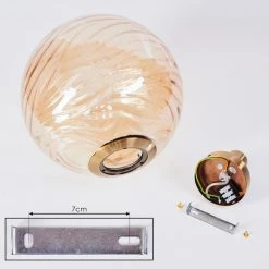 Hofstein Tomboul Deckenleuchte Gold, 1-flammig -Bürolampen Verkäufe tomboul deckenleuchte h3433690 4