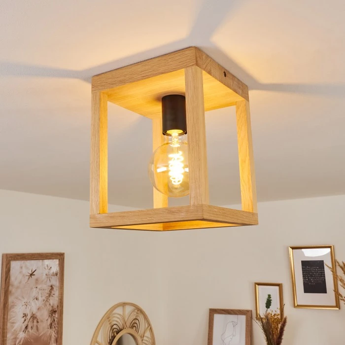 Hofstein Torreglia Deckenleuchte Schwarz, Braun, 1-flammig 1 Hofstein Torreglia Deckenleuchte Schwarz, Braun, 1-flammig