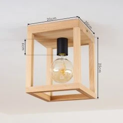 Hofstein Torreglia Deckenleuchte Schwarz, Braun, 1-flammig 15 Hofstein Torreglia Deckenleuchte Schwarz, Braun, 1-flammig -Bürolampen Verkäufe torreglia deckenleuchte h3409718 3