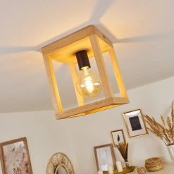 Hofstein Torreglia Deckenleuchte Schwarz, Braun, 1-flammig 18 Hofstein Torreglia Deckenleuchte Schwarz, Braun, 1-flammig -Bürolampen Verkäufe torreglia deckenleuchte h3409718 6