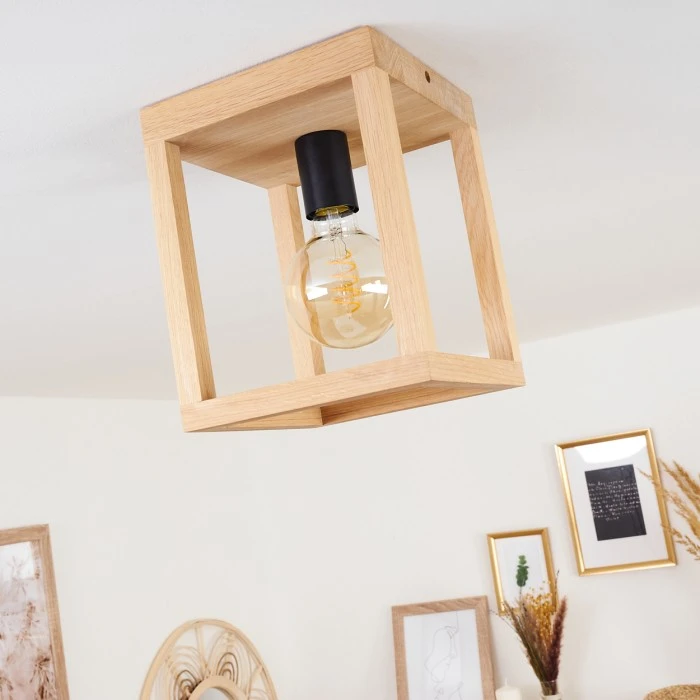 Hofstein Torreglia Deckenleuchte Schwarz, Braun, 1-flammig 10 Hofstein Torreglia Deckenleuchte Schwarz, Braun, 1-flammig – Bild 10