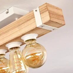 Hofstein Torrevieja Deckenleuchte Weiß, Holz hell, 4-flammig -Bürolampen Verkäufe torrevieja deckenleuchte h3369104 10
