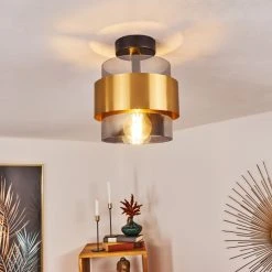 Hofstein Traak Deckenleuchte Schwarz, 1-flammig -Bürolampen Verkäufe traak deckenleuchte h3431931 6