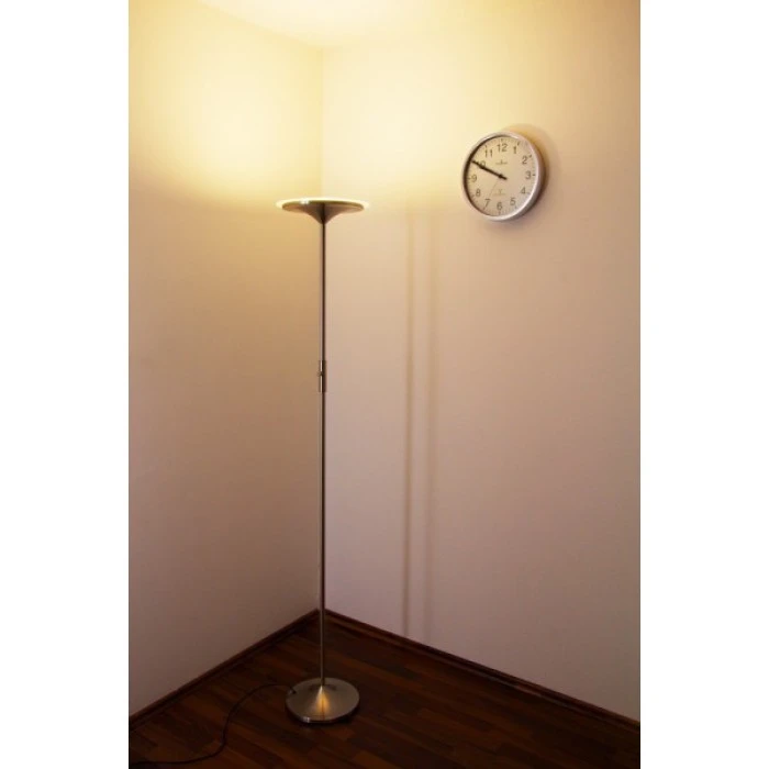 Trio Leuchten ARANGO Stehleuchte LED Nickel-Matt, 1-flammig 4 Trio Leuchten ARANGO Stehleuchte LED Nickel-Matt, 1-flammig – Bild 4