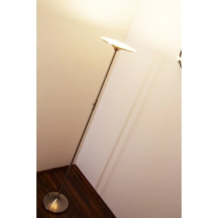 Trio Leuchten ARANGO Stehleuchte LED Nickel-Matt, 1-flammig 5 Trio Leuchten ARANGO Stehleuchte LED Nickel-Matt, 1-flammig – Bild 5