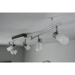 Trio Leuchten CLAPTON Deckenleuchte LED Chrom, Aluminium, Edelstahl, 6-flammig 26 Trio Leuchten CLAPTON Deckenleuchte LED Chrom, Aluminium, Edelstahl, 6-flammig -Bürolampen Verkäufe trio leuchten clapton deckenleuchte 821410605 do1 10