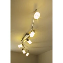 Trio Leuchten CLAPTON Deckenleuchte LED Chrom, Aluminium, Edelstahl, 6-flammig 31 Trio Leuchten CLAPTON Deckenleuchte LED Chrom, Aluminium, Edelstahl, 6-flammig -Bürolampen Verkäufe trio leuchten clapton deckenleuchte 821410605 do1 15