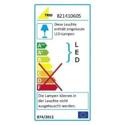 Trio Leuchten CLAPTON Deckenleuchte LED Chrom, Aluminium, Edelstahl, 6-flammig 24 Trio Leuchten CLAPTON Deckenleuchte LED Chrom, Aluminium, Edelstahl, 6-flammig -Bürolampen Verkäufe trio leuchten clapton deckenleuchte 821410605 do1 8