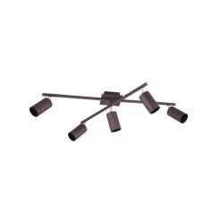 Trio Leuchten MARLEY Deckenleuchte Rostfarben, 5-flammig -Bürolampen Verkäufe trio leuchten marley deckenleuchte 612400524 2