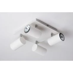 Trio Leuchten MARLEY Deckenleuchte Weiß, 4-flammig -Bürolampen Verkäufe trio leuchten marley deckenleuchte 802430401 do1 13