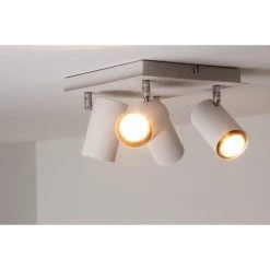 Trio Leuchten MARLEY Deckenleuchte Weiß, 4-flammig -Bürolampen Verkäufe trio leuchten marley deckenleuchte 802430401 do1 16