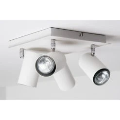 Trio Leuchten MARLEY Deckenleuchte Weiß, 4-flammig -Bürolampen Verkäufe trio leuchten marley deckenleuchte 802430401 do1 17