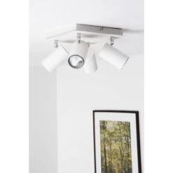 Trio Leuchten MARLEY Deckenleuchte Weiß, 4-flammig -Bürolampen Verkäufe trio leuchten marley deckenleuchte 802430401 do1 6