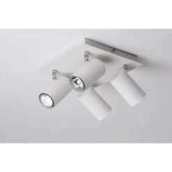 Trio Leuchten MARLEY Deckenleuchte Weiß, 4-flammig -Bürolampen Verkäufe trio leuchten marley deckenleuchte 802430401 do1 9