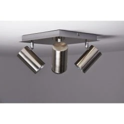 Trio Leuchten MARLEY Deckenleuchte Nickel-Matt, Edelstahl, 4-flammig -Bürolampen Verkäufe trio leuchten marley deckenleuchte 802430407 do1 11