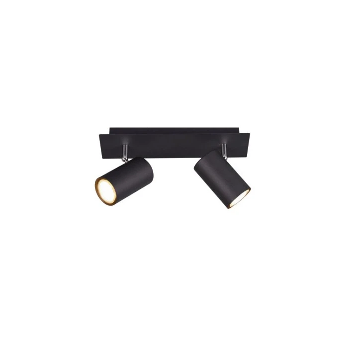 Trio Leuchten MARLEY Strahler Schwarz, 2-flammig 2 Trio Leuchten MARLEY Strahler Schwarz, 2-flammig – Bild 2